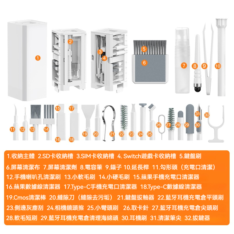 多功能清潔套裝