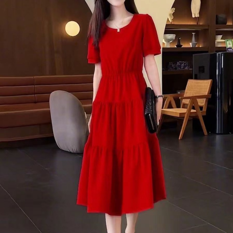 韓系顯瘦連衣裙