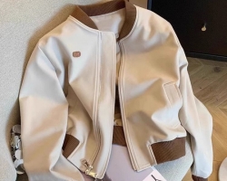 美式棒球領夾克